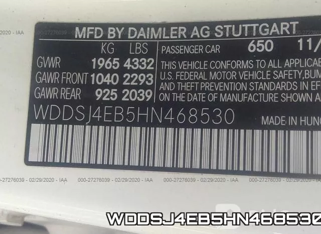 WDDSJ4EB5HN468530 фото 10