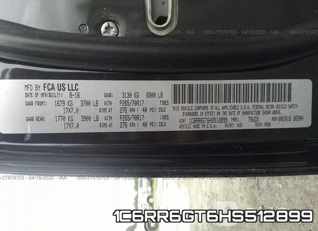 1C6RR6GT6HS512899 фото 10