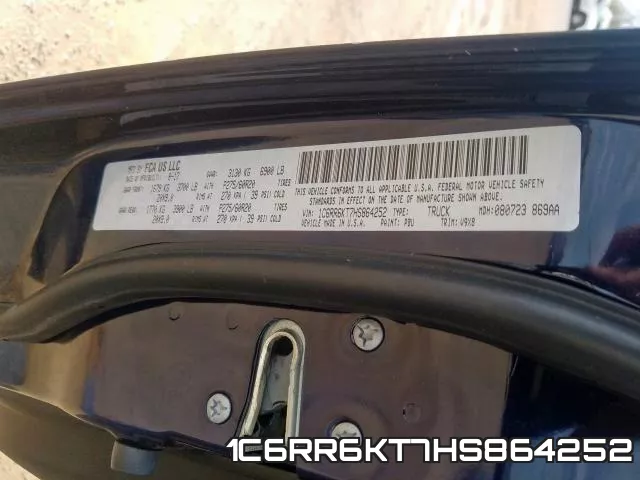 1C6RR6KT7HS864252 фото 2