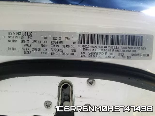 1C6RR6NM0HS747438 фото 2