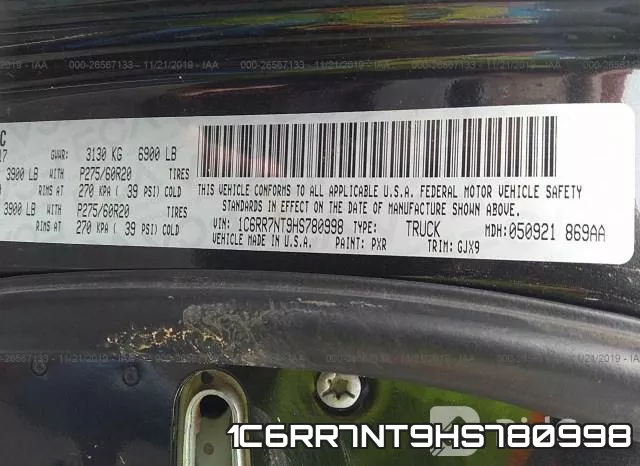 1C6RR7NT9HS780998 фото 10
