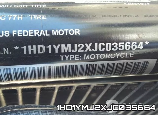 1HD1YMJ2XJC035664 фото 2