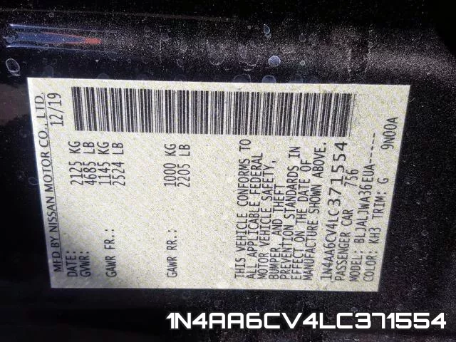 1N4AA6CV4LC371554 фото 2