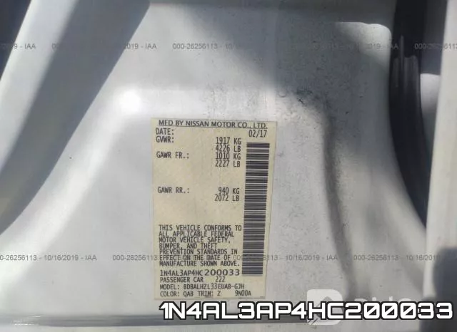 1N4AL3AP4HC200033 фото 10