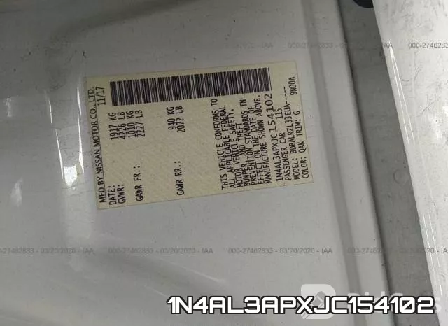 1N4AL3APXJC154102 фото 10
