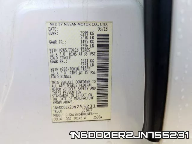 1N6DD0ER2JN755231 фото 2