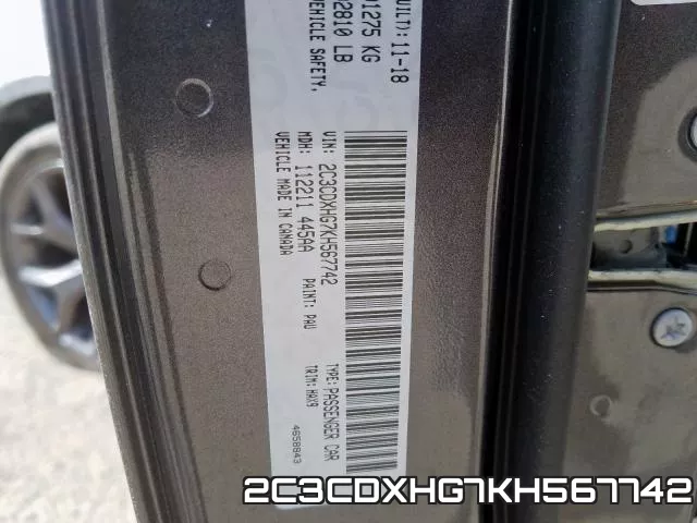 2C3CDXHG7KH567742 фото 2