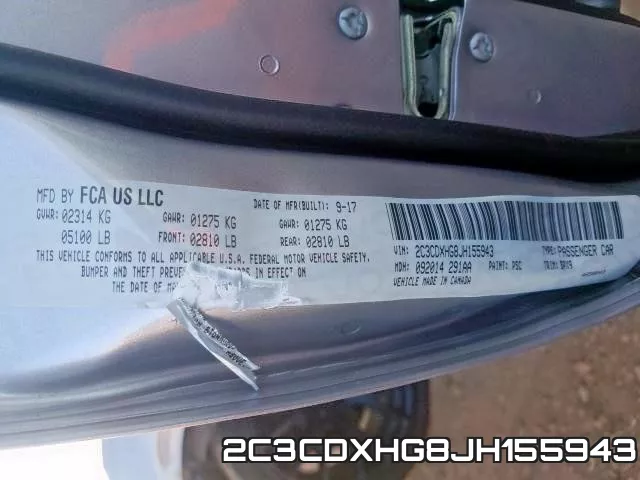 2C3CDXHG8JH155943 фото 2