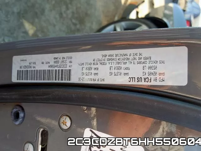2C3CDZBT6HH550604 фото 2