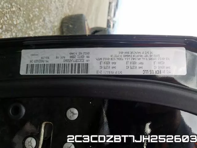 2C3CDZBT7JH252603 фото 2