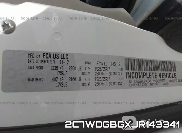 2C7WDGBGXJR143341 фото 10