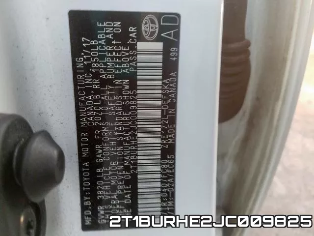 2T1BURHE2JC009825 фото 2