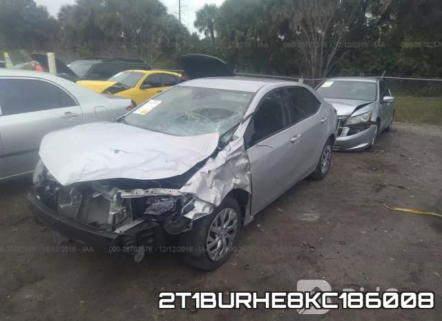 2T1BURHE8KC186008 фото 3
