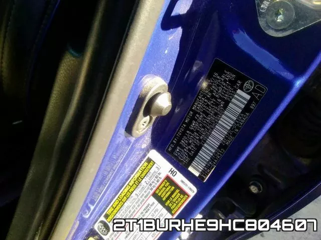 2T1BURHE9HC804607 фото 2