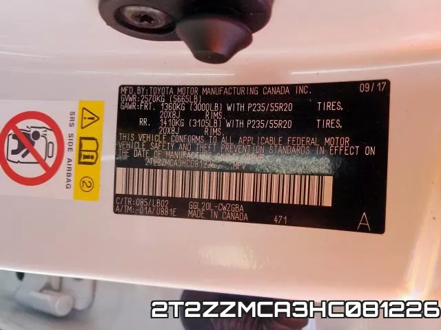 2T2ZZMCA3HC081226 фото 2