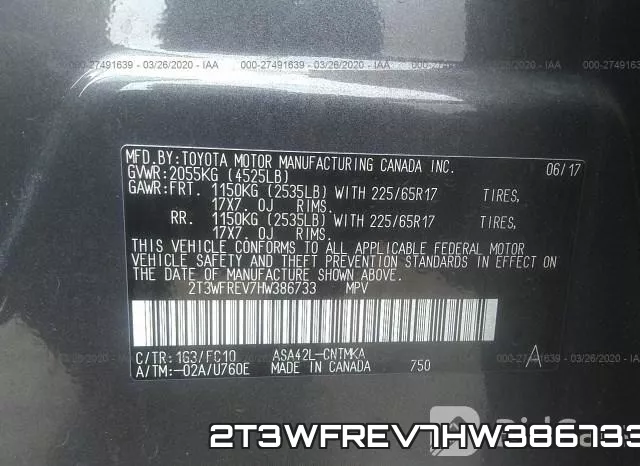 2T3WFREV7HW386733 фото 10