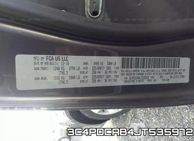 3C4PDCAB4JT535972 фото 10