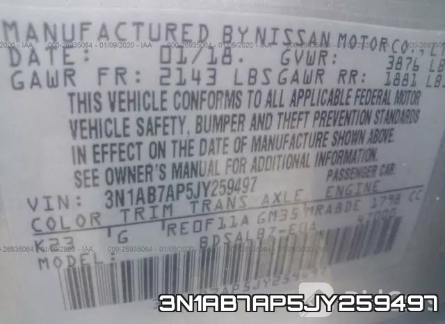 3N1AB7AP5JY259497 фото 10