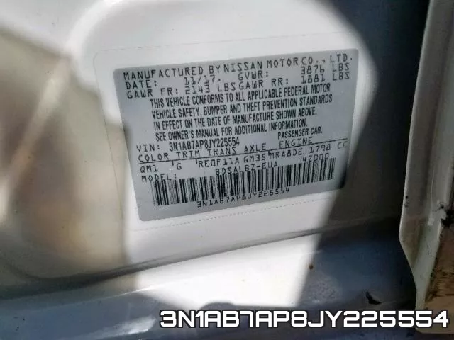 3N1AB7AP8JY225554 фото 2