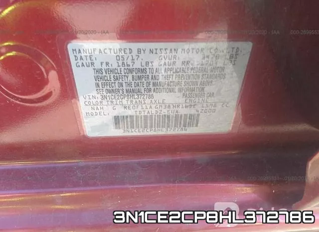 3N1CE2CP8HL372786 фото 10