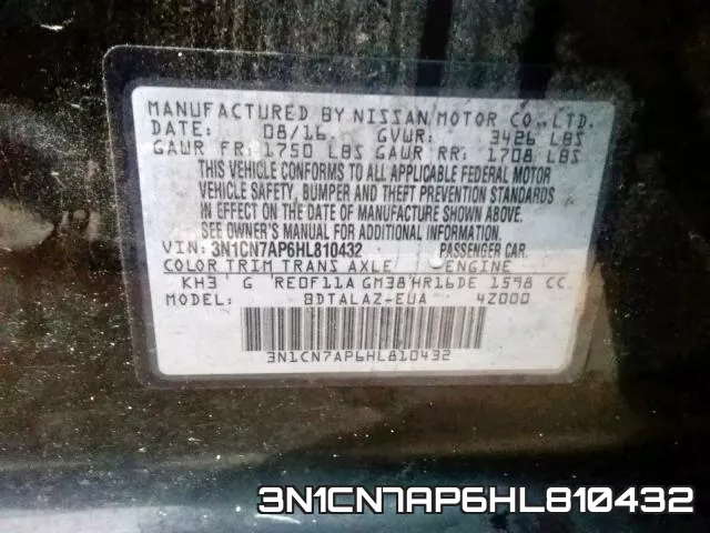 3N1CN7AP6HL810432 фото 2