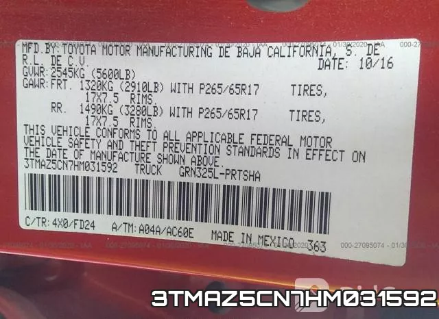 3TMAZ5CN7HM031592 фото 10