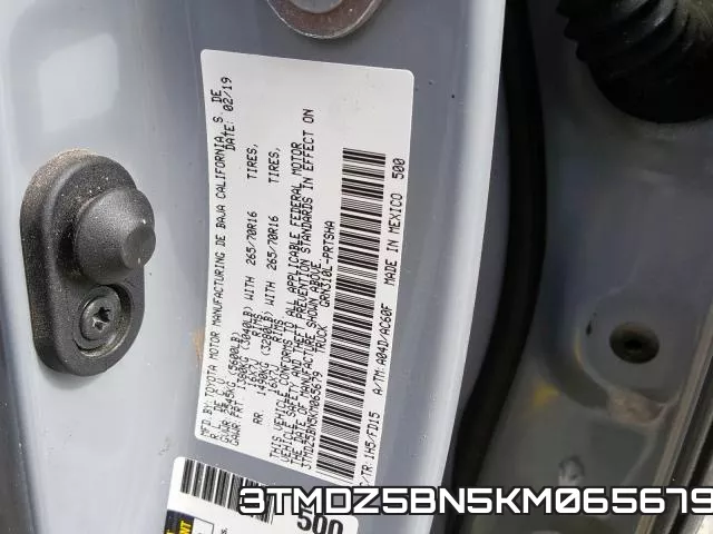 3TMDZ5BN5KM065679 фото 2