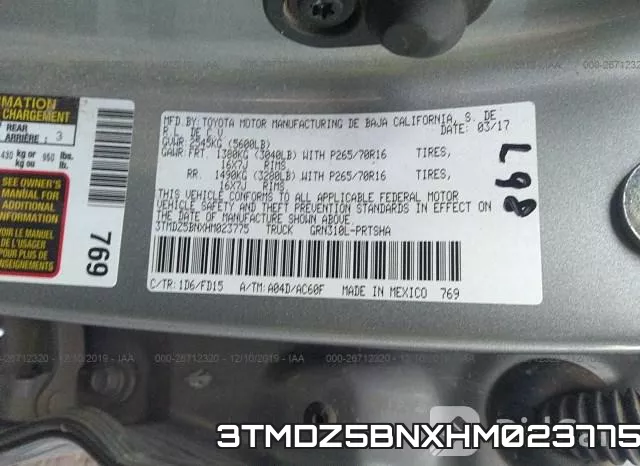 3TMDZ5BNXHM023775 фото 10