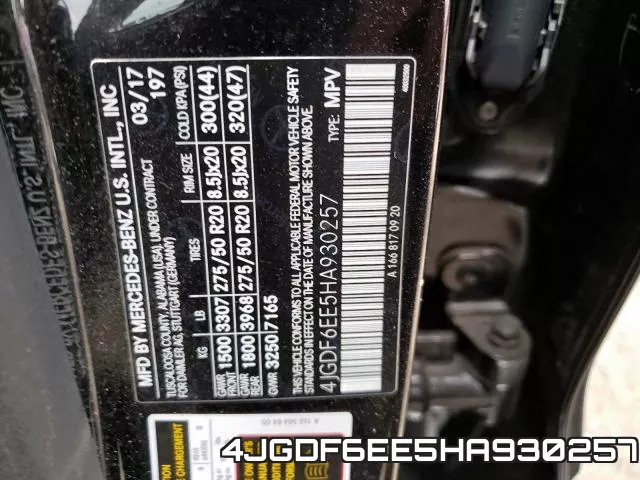 4JGDF6EE5HA930257 фото 2
