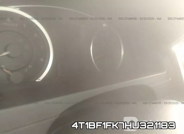 4T1BF1FK7HU321183 фото 8