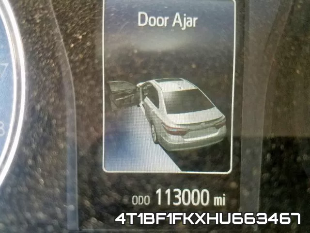 4T1BF1FKXHU663467 фото 9