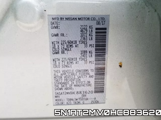 5N1AT2MV0HC883620 фото 2