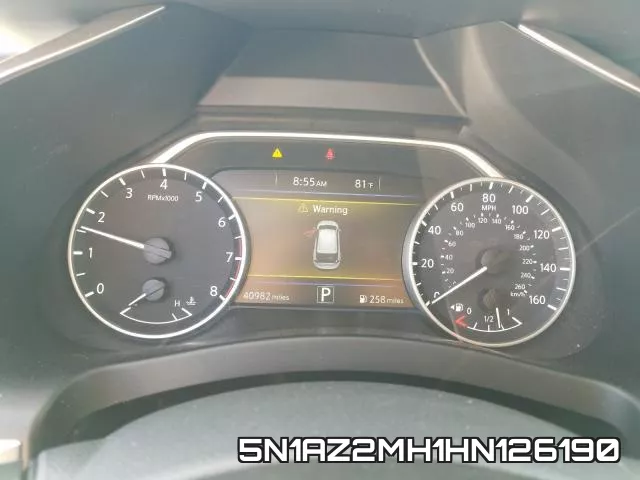 5N1AZ2MH1HN126190 фото 9