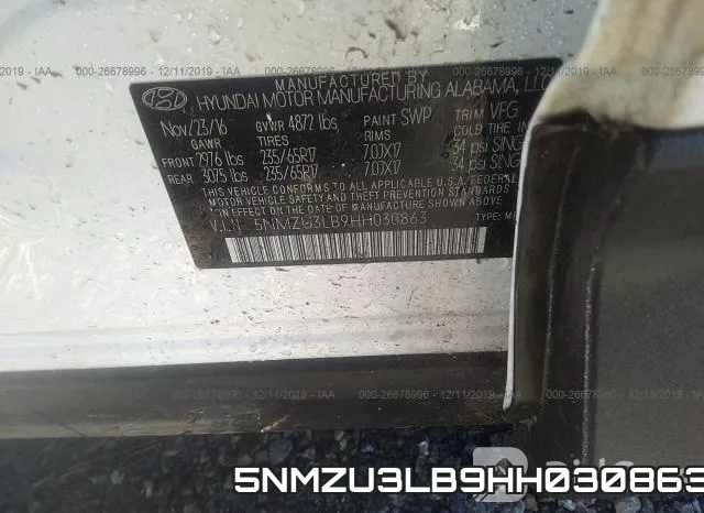 5NMZU3LB9HH030863 фото 10