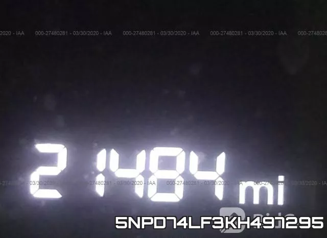 5NPD74LF3KH497295 фото 8