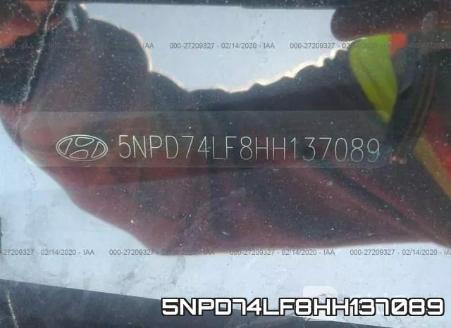 5NPD74LF8HH137089 фото 10