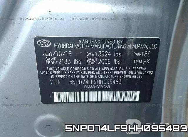 5NPD74LF9HH095483 фото 10