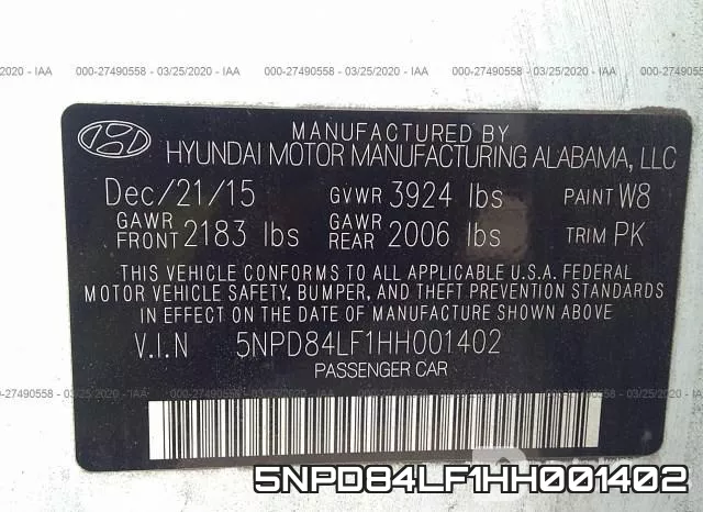 5NPD84LF1HH001402 фото 10
