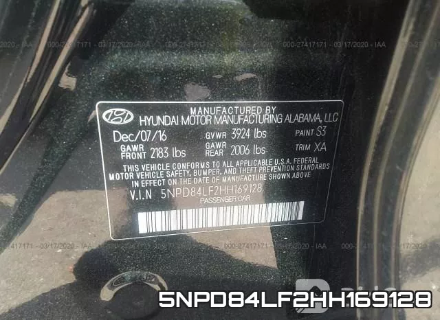 5NPD84LF2HH169128 фото 10