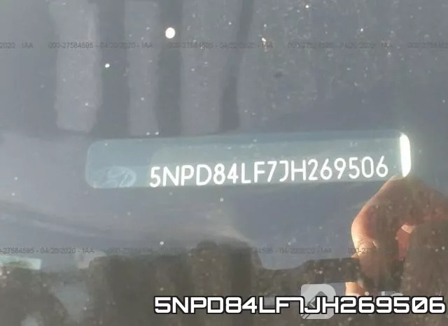 5NPD84LF7JH269506 фото 10