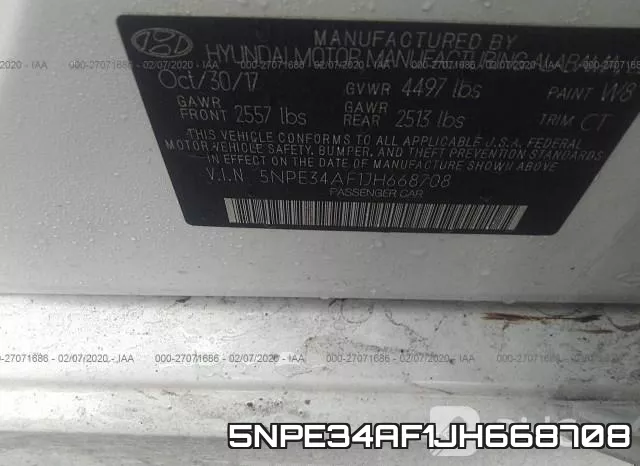 5NPE34AF1JH668708 фото 10