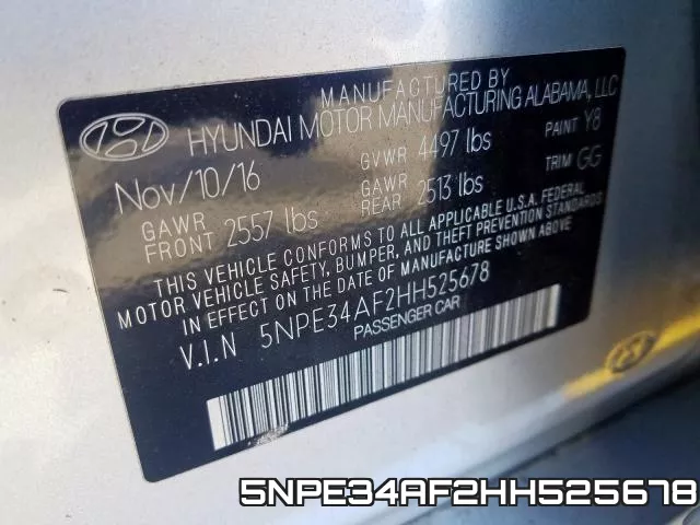 5NPE34AF2HH525678 фото 2