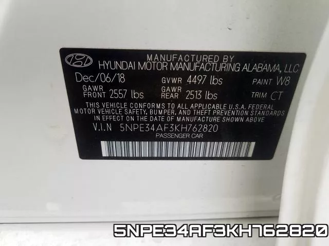 5NPE34AF3KH762820 фото 2
