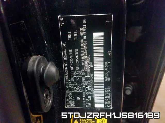 5TDJZRFH1JS816189 фото 2