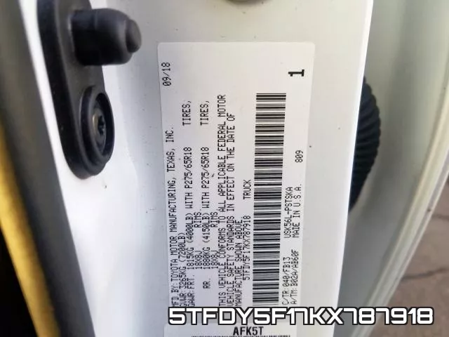 5TFDY5F17KX787918 фото 2