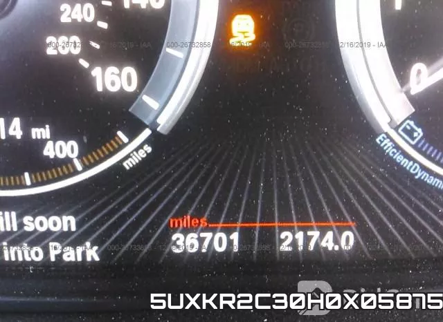 5UXKR2C30H0X05875 фото 8