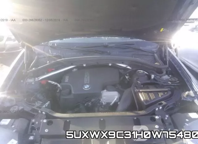 5UXWX9C31H0W75480 фото 2