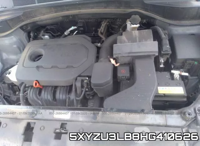 5XYZU3LB8HG410626 фото 2