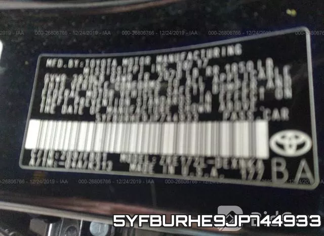 5YFBURHE9JP744933 фото 10