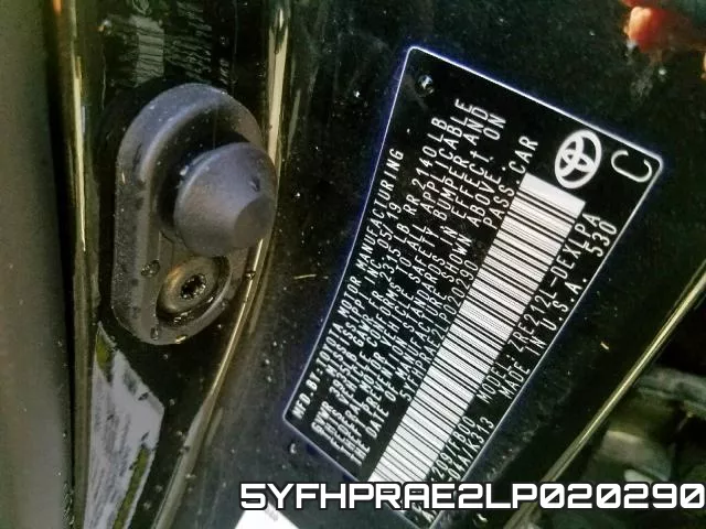 5YFHPRAE2LP020290 фото 2